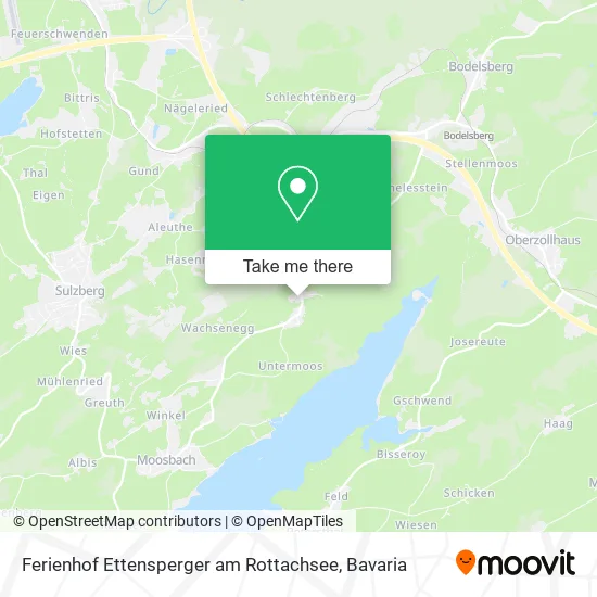 Карта Ferienhof Ettensperger am Rottachsee