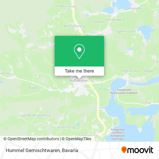 Карта Hummel Gemischtwaren