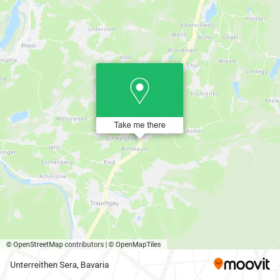 Карта Unterreithen Sera