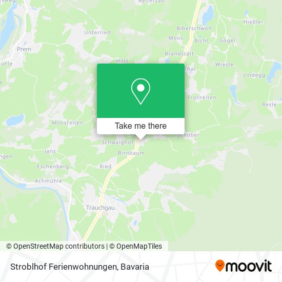 Stroblhof Ferienwohnungen map