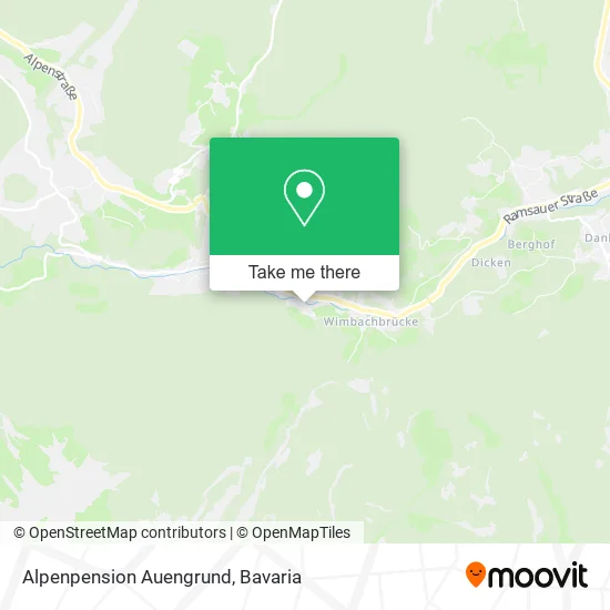 Карта Alpenpension Auengrund