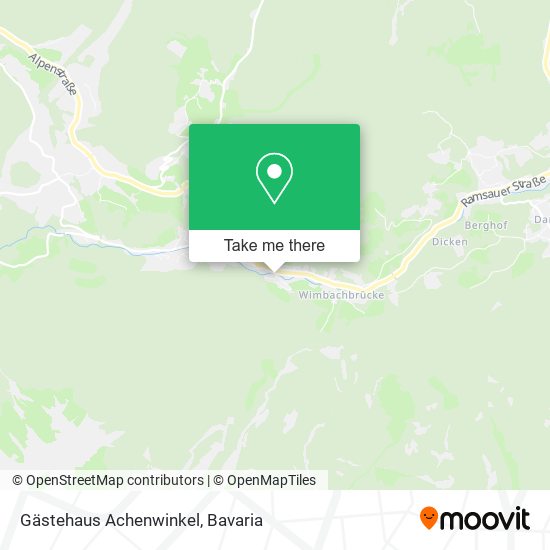 Gästehaus Achenwinkel map