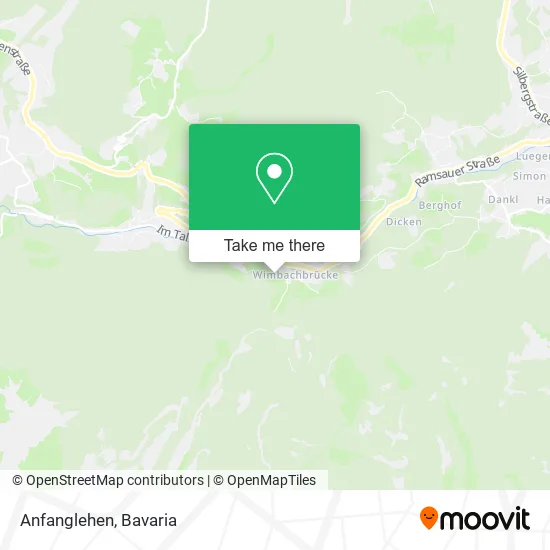 Карта Anfanglehen