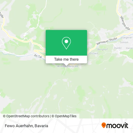 Карта Fewo Auerhahn