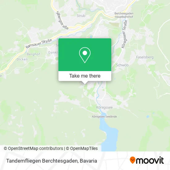Карта Tandemfliegen Berchtesgaden