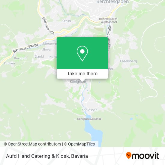 Карта Aufd Hand Catering & Kiosk