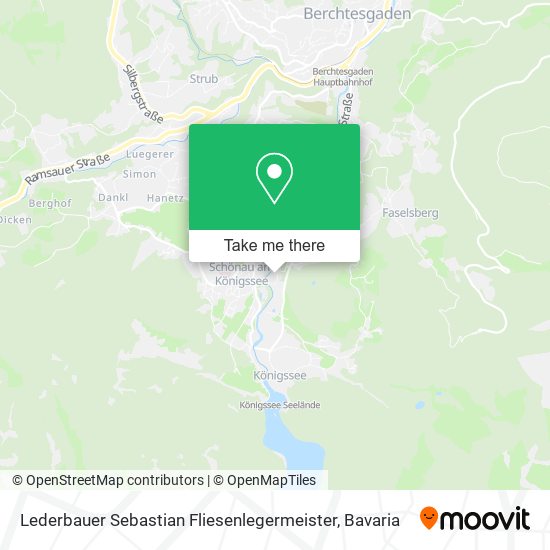 Карта Lederbauer Sebastian Fliesenlegermeister