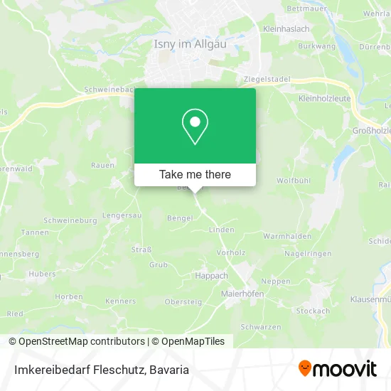 Карта Imkereibedarf Fleschutz