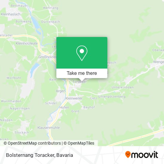 Карта Bolsternang Toracker