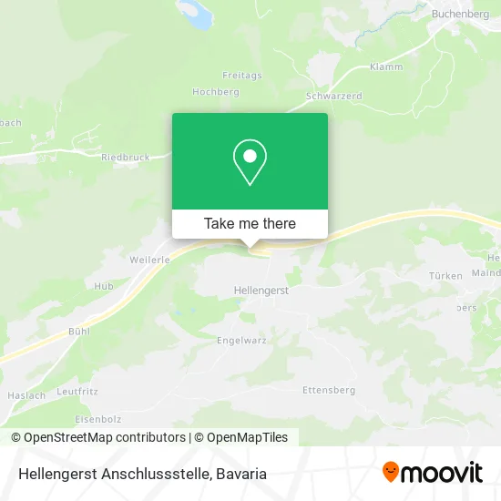 Карта Hellengerst Anschlussstelle