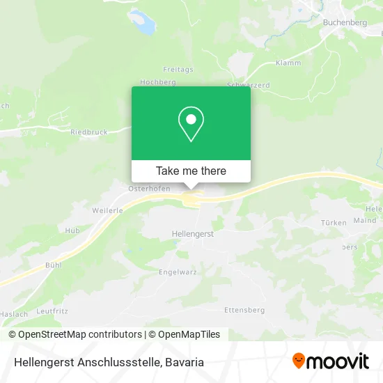 Карта Hellengerst Anschlussstelle