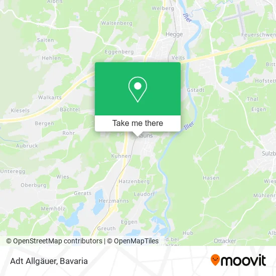 Карта Adt Allgäuer