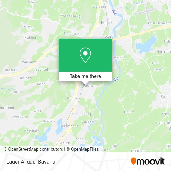 Карта Lager Allgäu