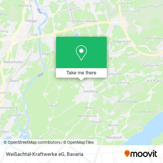 Weißachtal-Kraftwerke eG map