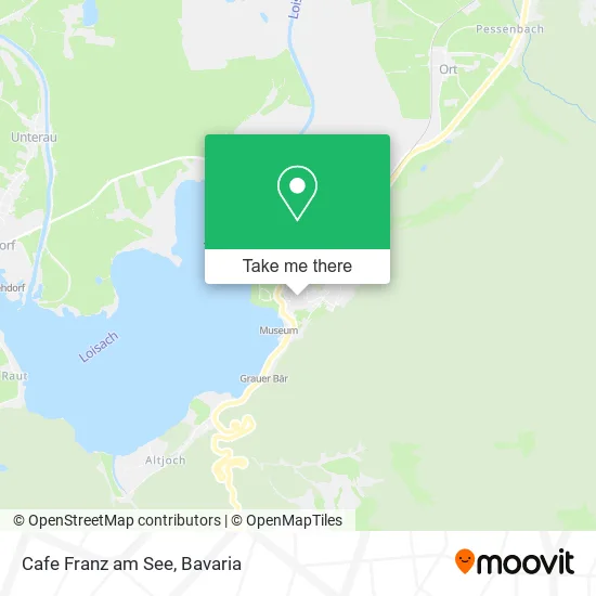 Карта Cafe Franz am See