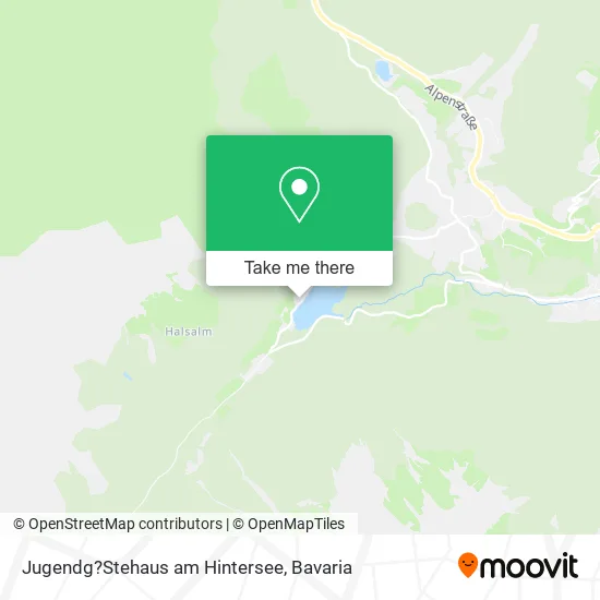 Карта Jugendg?Stehaus am Hintersee