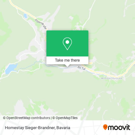 Homestay Sieger-Brandner map