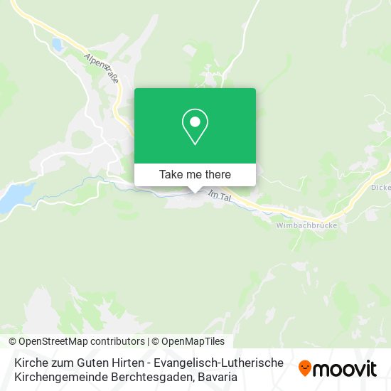 Kirche zum Guten Hirten - Evangelisch-Lutherische Kirchengemeinde Berchtesgaden map