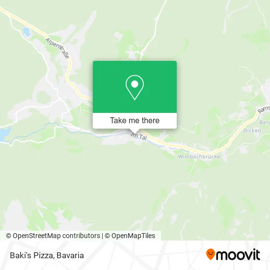 Карта Baki's Pizza