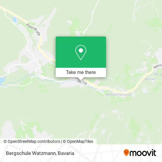 Карта Bergschule Watzmann