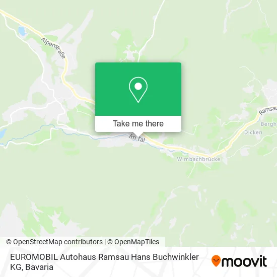 Карта EUROMOBIL Autohaus Ramsau Hans Buchwinkler KG
