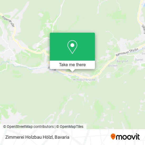 Zimmerei Holzbau Hölzl map