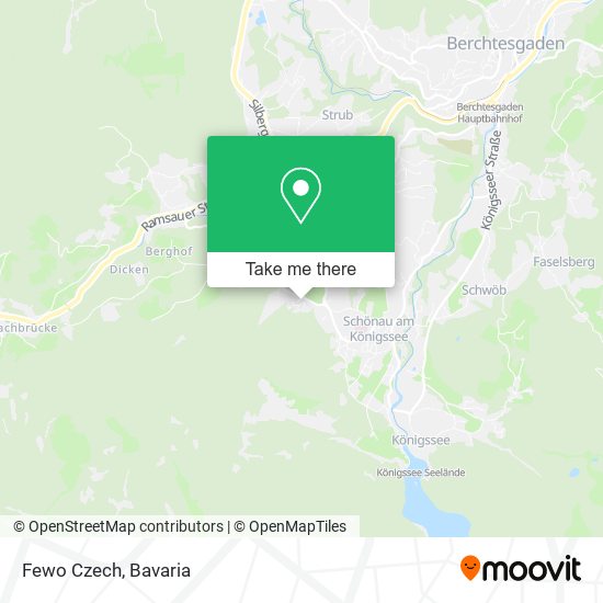 Карта Fewo Czech