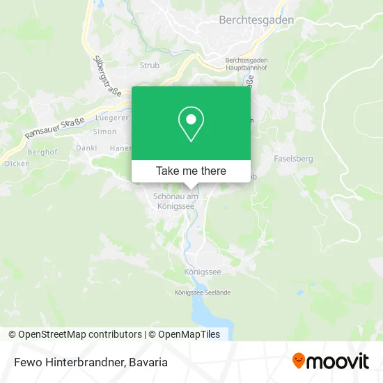 Карта Fewo Hinterbrandner