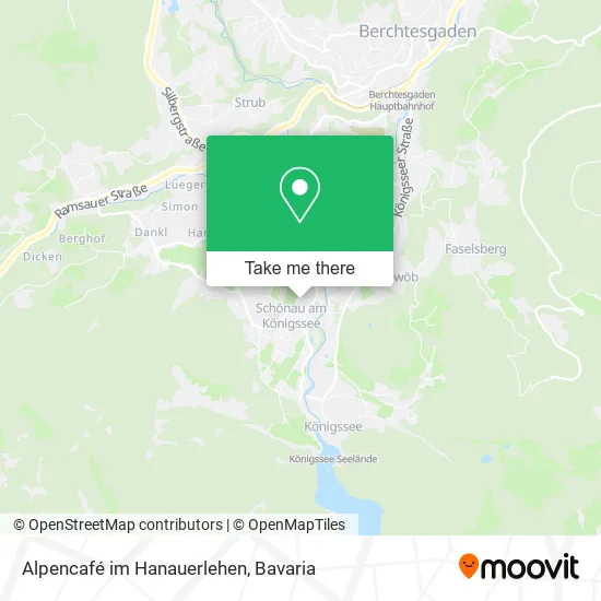Карта Alpencafé im Hanauerlehen