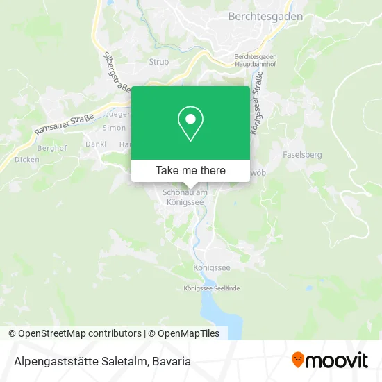 Карта Alpengaststätte Saletalm