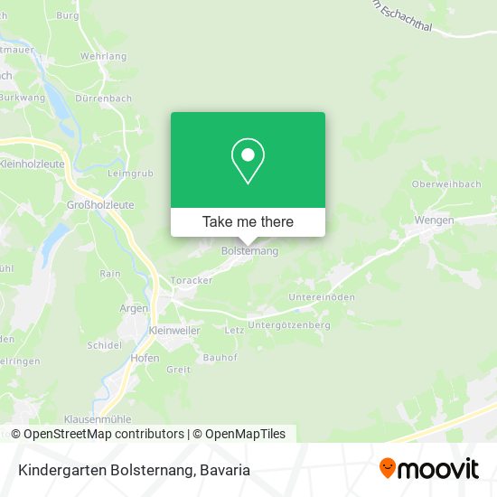 Kindergarten Bolsternang map