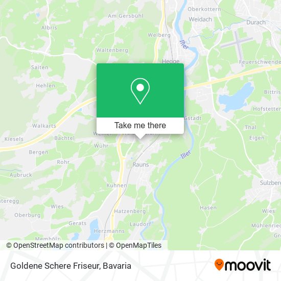 Goldene Schere Friseur map