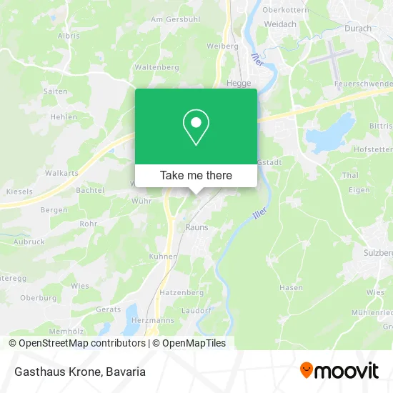 Карта Gasthaus Krone