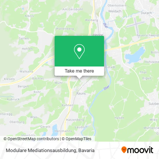 Карта Modulare Mediationsausbildung