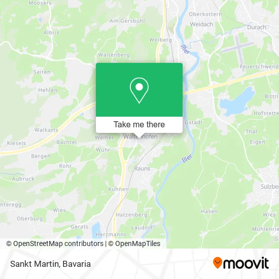 Карта Sankt Martin