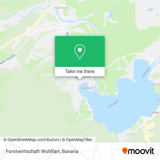 Карта Forstwirtschaft Wohlfart
