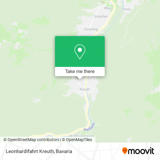 Карта Leonhardifahrt Kreuth