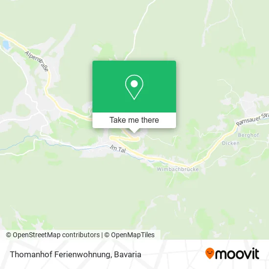 Карта Thomanhof Ferienwohnung