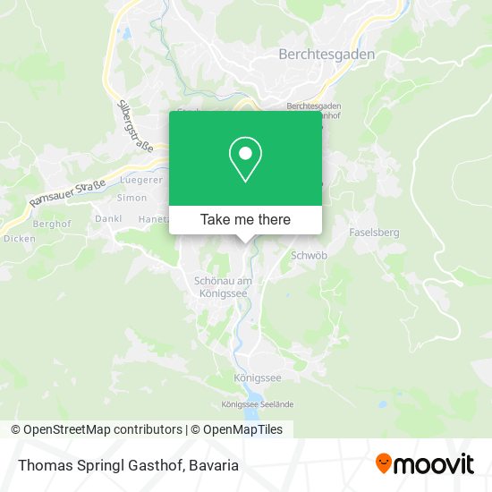 Карта Thomas Springl Gasthof