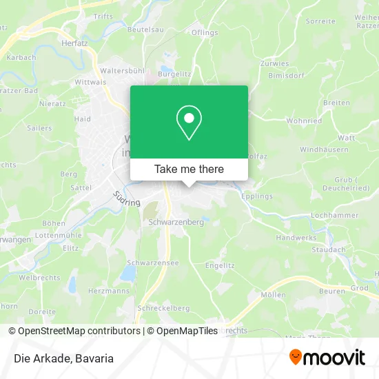 Карта Die Arkade