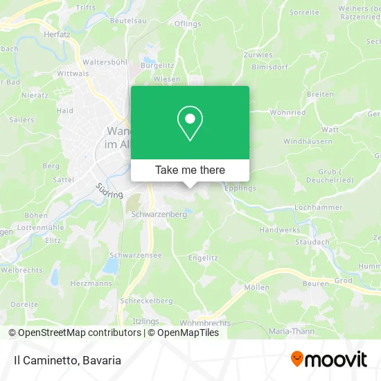 Карта Il Caminetto