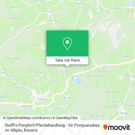 Steffi's Ponyhof / Pferdehandlung - Ihr Ponyparadies im Allgäu map