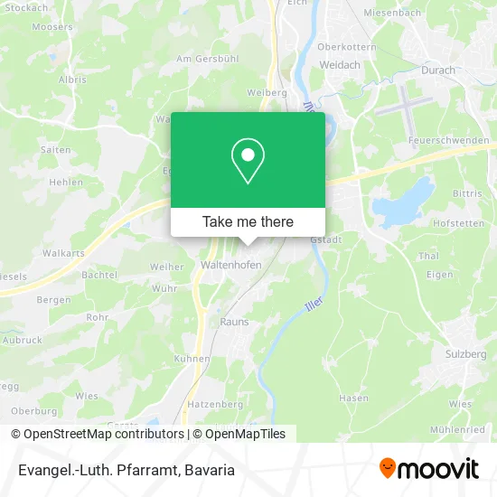 Карта Evangel.-Luth. Pfarramt