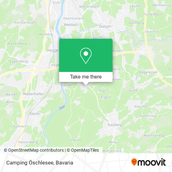 Карта Camping Öschlesee