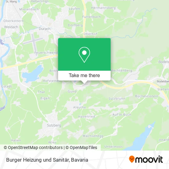 Карта Burger Heizung und Sanitär