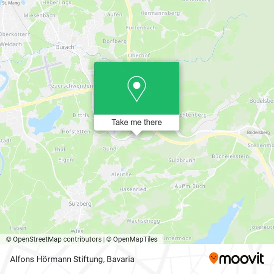Alfons Hörmann Stiftung map
