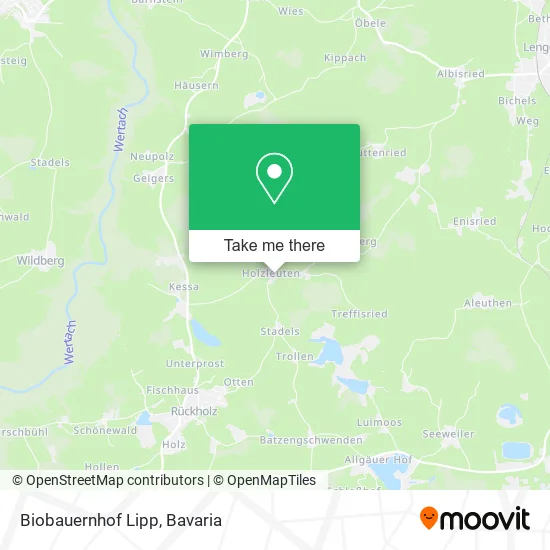 Карта Biobauernhof Lipp
