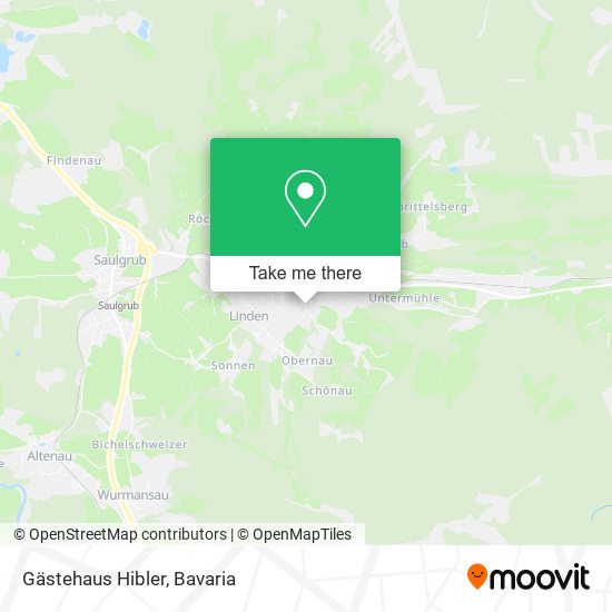 Gästehaus Hibler map