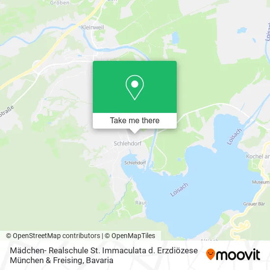 Карта Mädchen- Realschule St. Immaculata d. Erzdiözese München & Freising
