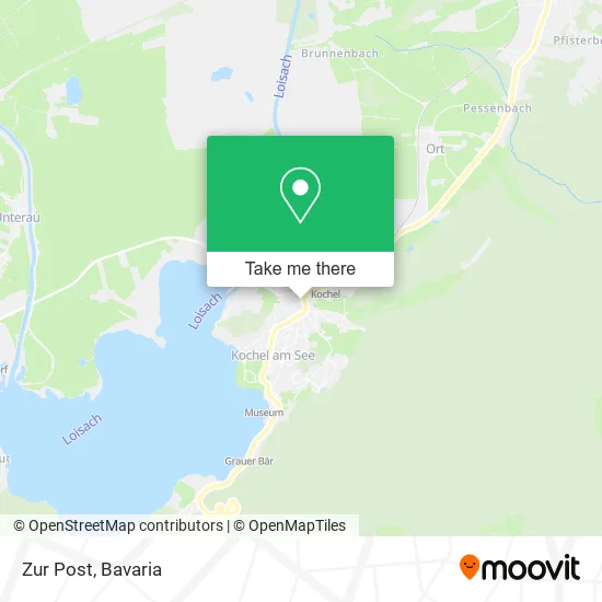 Карта Zur Post